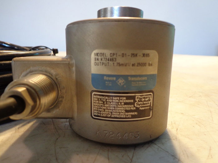 REVERE TRANSDUCERS CP1-25K LOAD CELL