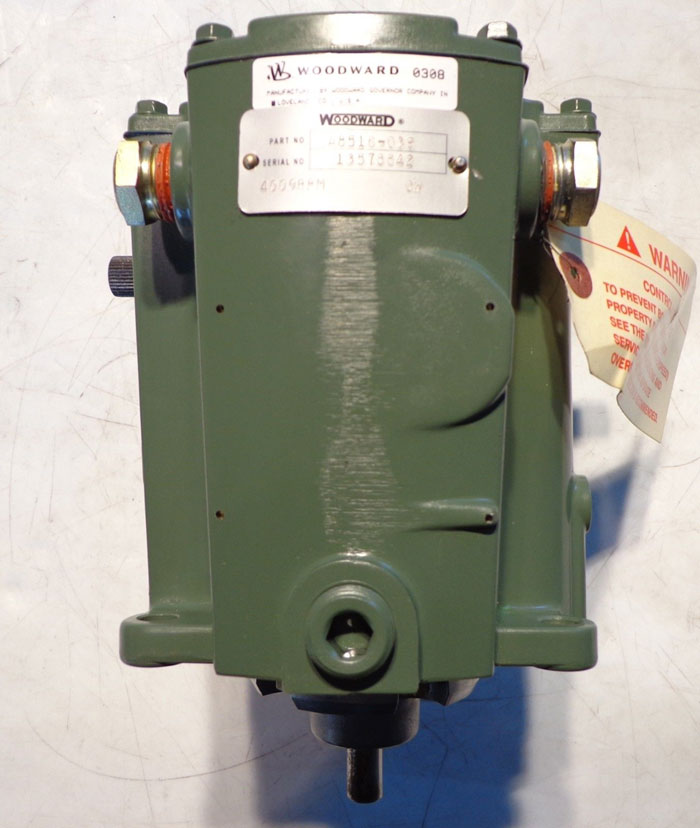 WOODWARD GOVERNOR SPEED CONTROLLER A8516-039, 4000 RPM
