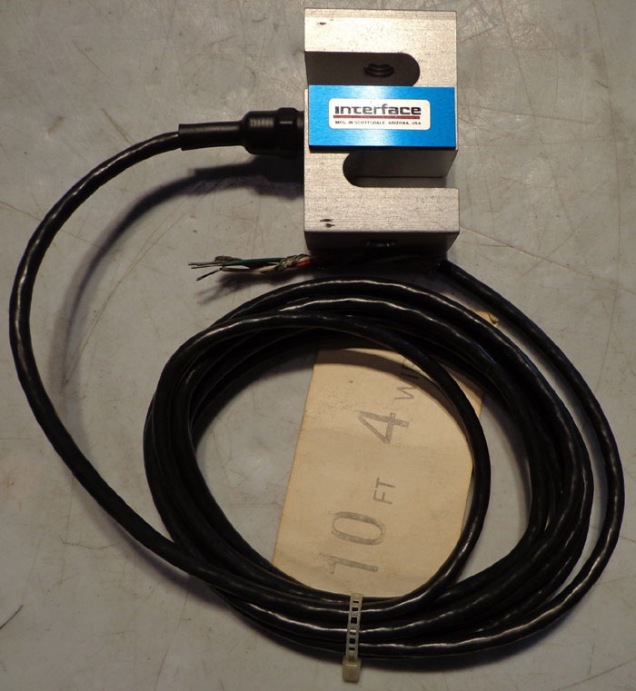 Interface S-Type Load Cell Transducer, 2000 Capacity, SSM-AP-2000N