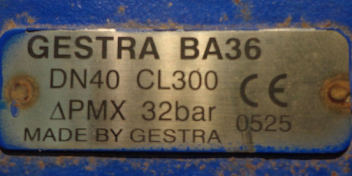 GESTRA 1-1/2" STEAM TRAP