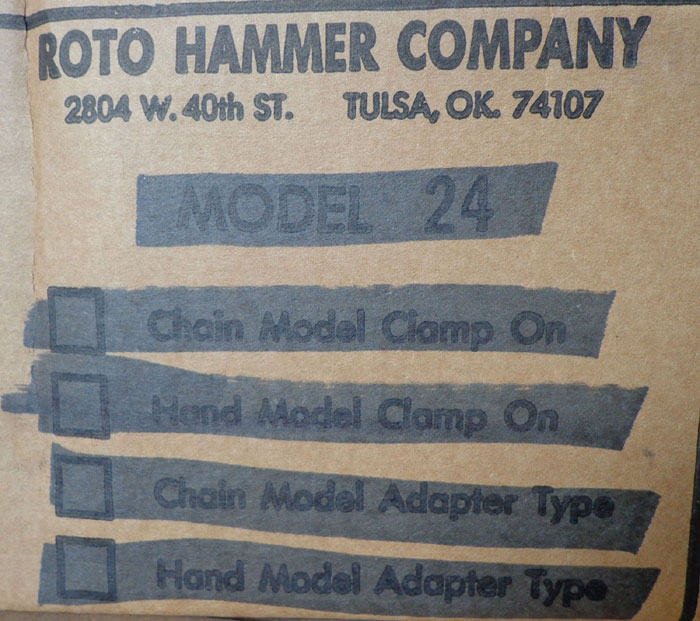 LOT OF (21) BOXES OF ROTO HAMMER RETROFIT CHAINWHEEL CHAIN GUIDE - MODEL 24