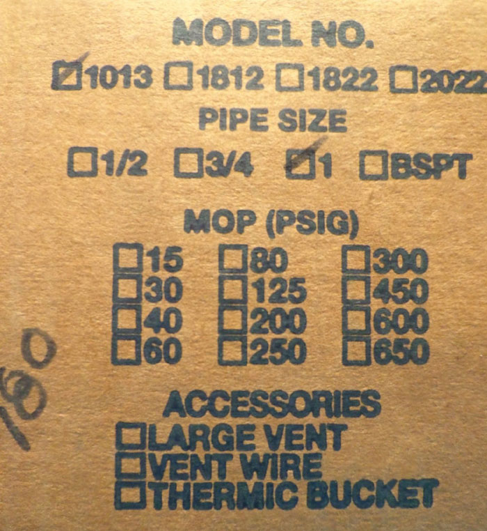 ARMSTRONG INVERTED BUCKET STEAM TRAP 1013