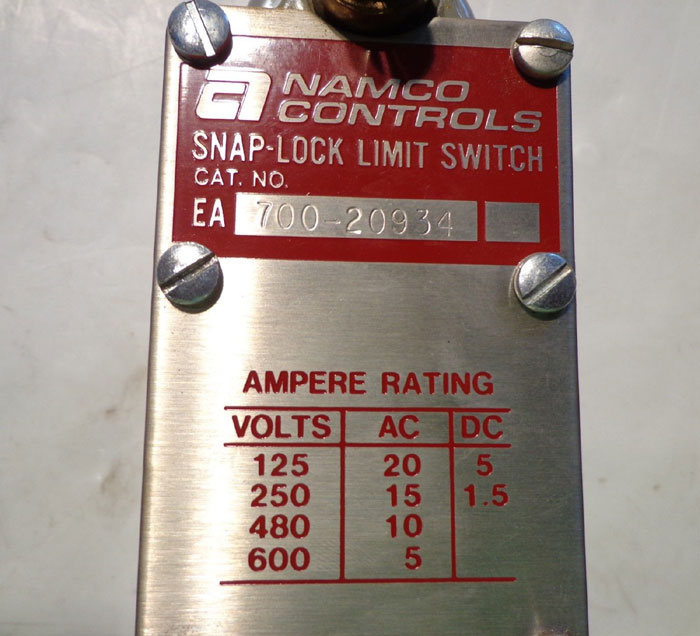 NAMCO SNAPLOCK LIMIT SWITCH