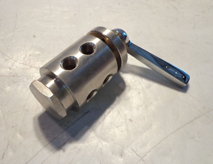 CONANT CONTROLS CONTROL SECTOR VALVE - SOLID S/S ROTOR  - 2WAY 4 POSITION