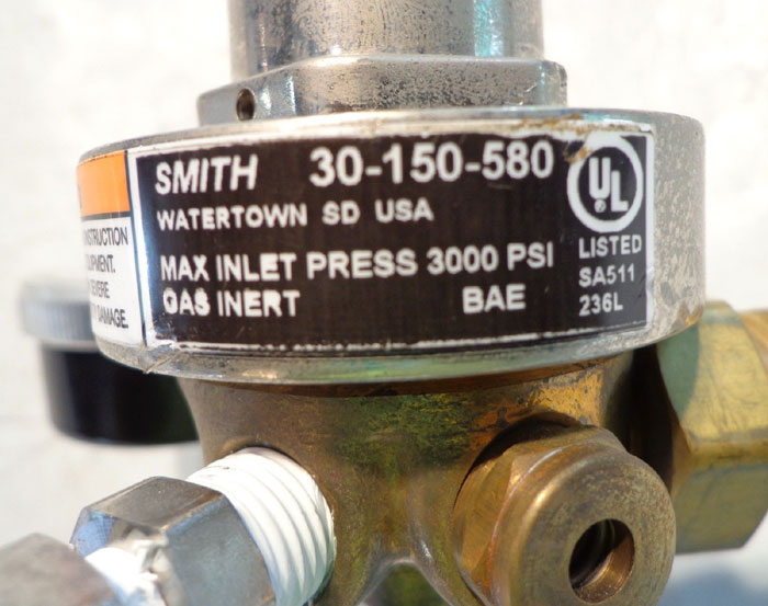 SMITH PRESSURE REGULATORS 30-150-580 -OR- 30-100-320 -OR- 30-100-350 AVAILABLE