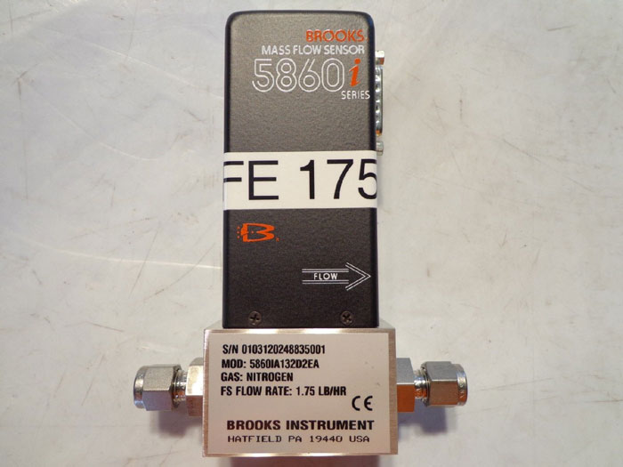 BROOKS INSTRUMENT MASS FLOW SENSOR 5860i SERIES 5860IA132D2EA