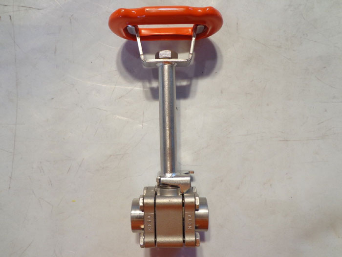 LOT OF (2) WHITEY SWAGELOK 4" OVAL HANDLE KIT BALL VALVE SS51K63KOG4