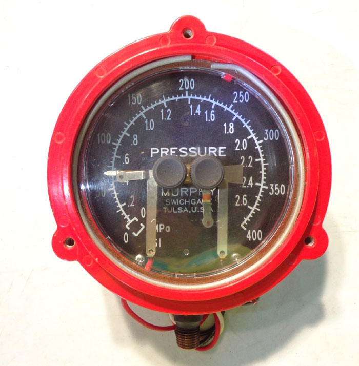 MURPHY SWITCHGAGES TEMPERATURE, VACUUM & PRESSURE