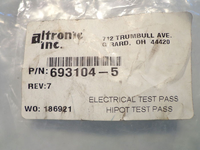 LOT OF (3) ALTRONIC CABLES CA3106ER14S-5S  693104-4  693104-5