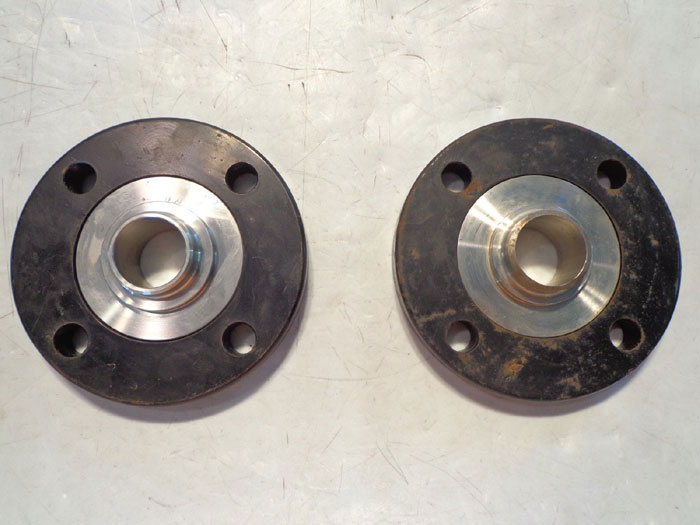 LOT OF (2) SIFCO 2-1/2" STAINLESS INSERT FLANGES
