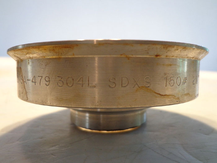 LOT OF (2) SIFCO 2-1/2" STAINLESS INSERT FLANGES