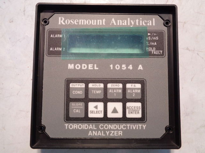 ROSEMOUNT ANALYTICAL 1054A TOROIDAL CONDUCTIVITY ANALYZER 23320-00A