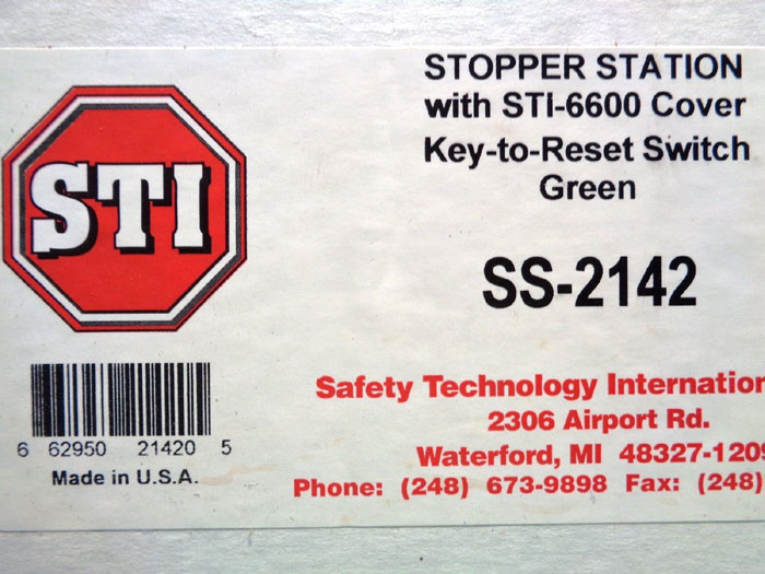 STI STOPPER STATION SS-2142 w/ STI-6600 COVER