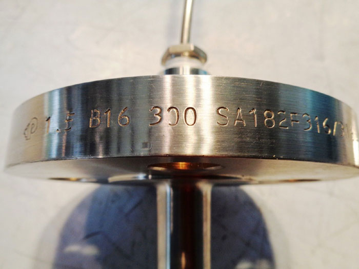 BBP FLANGED 1.5" 300# THERMOWELL & CONNECTION HEAD