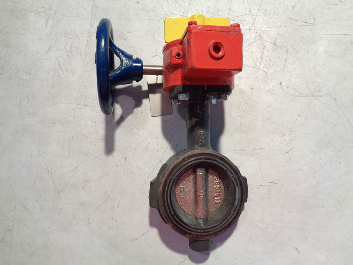 NIBCO 3" WAFER BUTTERFLY VALVE W/ FIRE CONTROL, FIG#: WD-3510-4