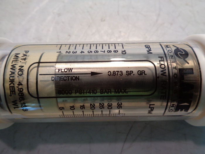 LAKE MONITORS FLOW RATE METER H3S-7HB-10