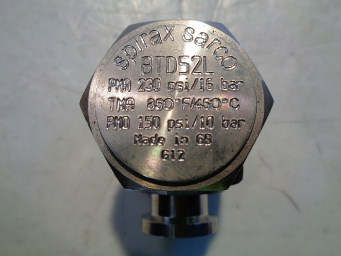 SPIRAX SARCO THERMODYNAMIC STEAM TRAP BTD52L