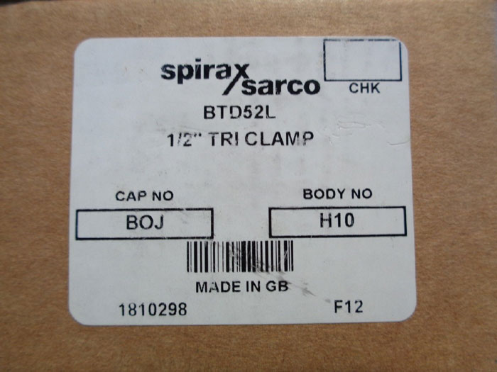 SPIRAX SARCO THERMODYNAMIC STEAM TRAP BTD52L