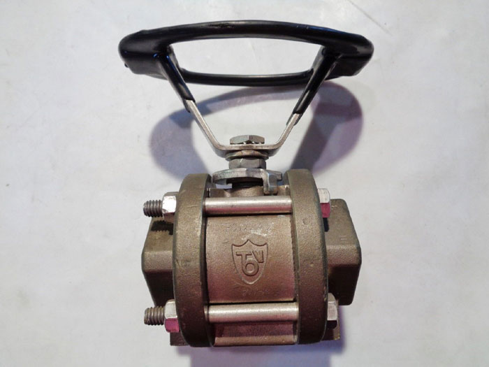 TBV 1" 3-PIECE RP THREADED MONEL BALL VALVE