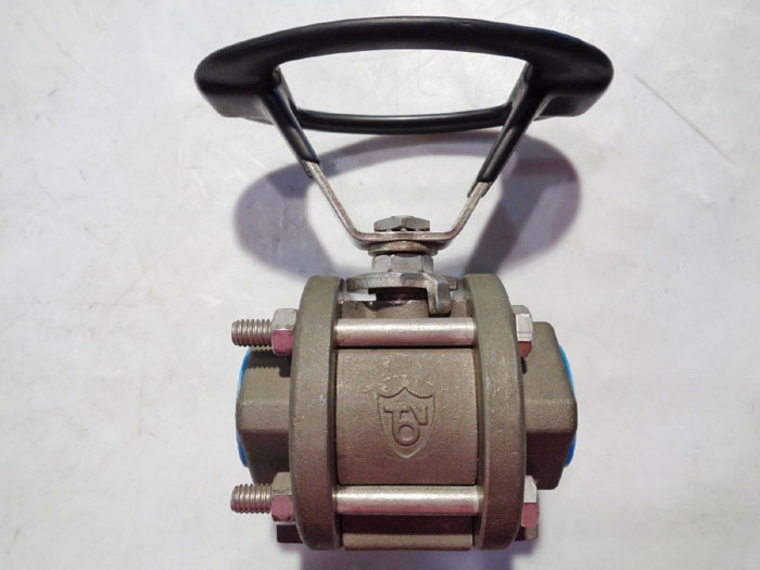 TBV 1" 3-PIECE RP THREADED MONEL BALL VALVE