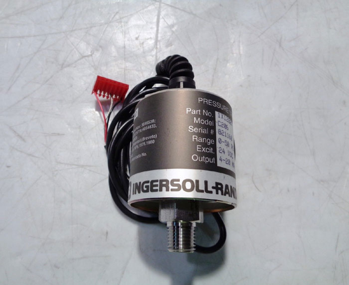 INGERSOLL RAND PRESSURE TRANSMITTER, MODEL#: C206, PART#: 1X12829