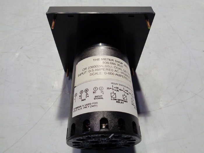 CROMPTON ANALOG METER RELAY 239302ALSSJ