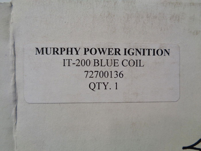 MURPHY POWER IGNITION IT-200 BLUE COIL 72700136