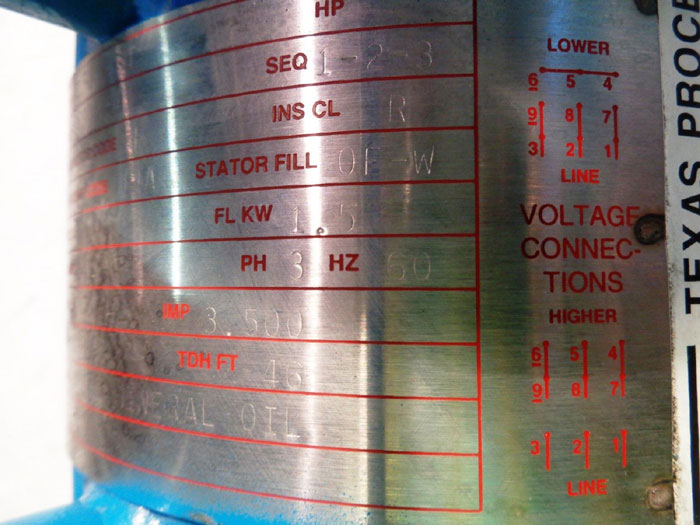 CRANE CHEMPUMP MODEL GA-1K-3T