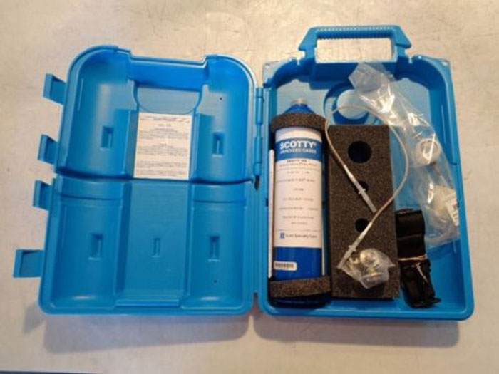 DRAGER CALIBRATION KIT 4594620 w/ POINTGARD 2 GAS DETECTOR 4543310