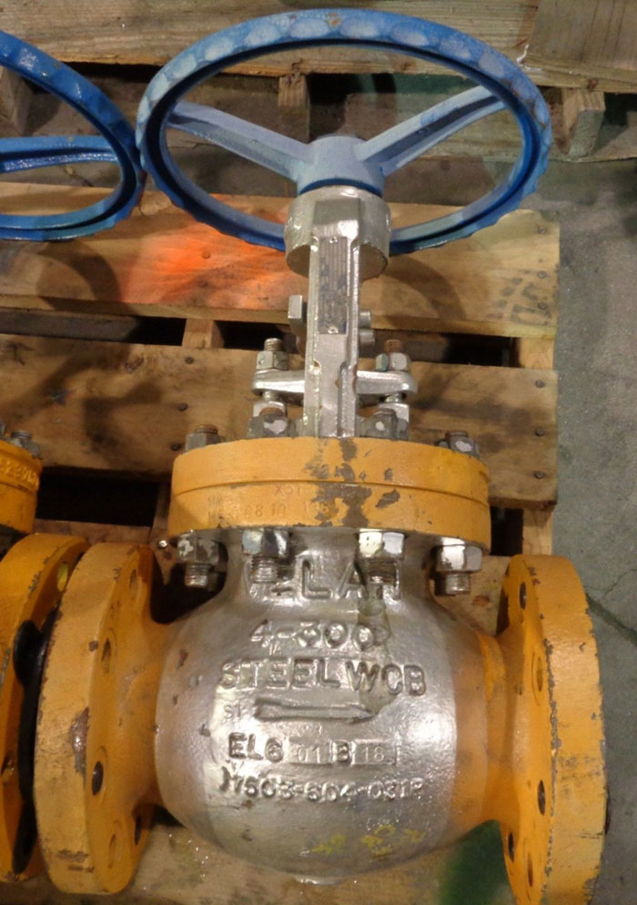 VELAN GLOBE VALVE 4" 300# W/ MONEL, FIG#: F12-1074C-02HM-P1