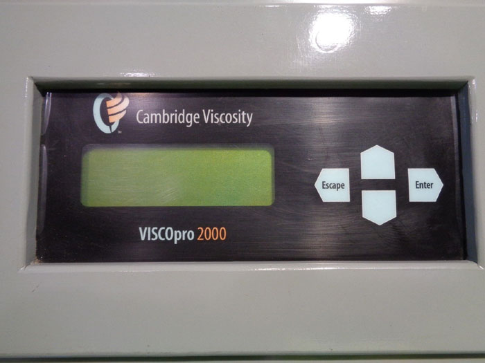 CAMBRIDGE VISCOSITY VISCOPRO 2000 NCC-323