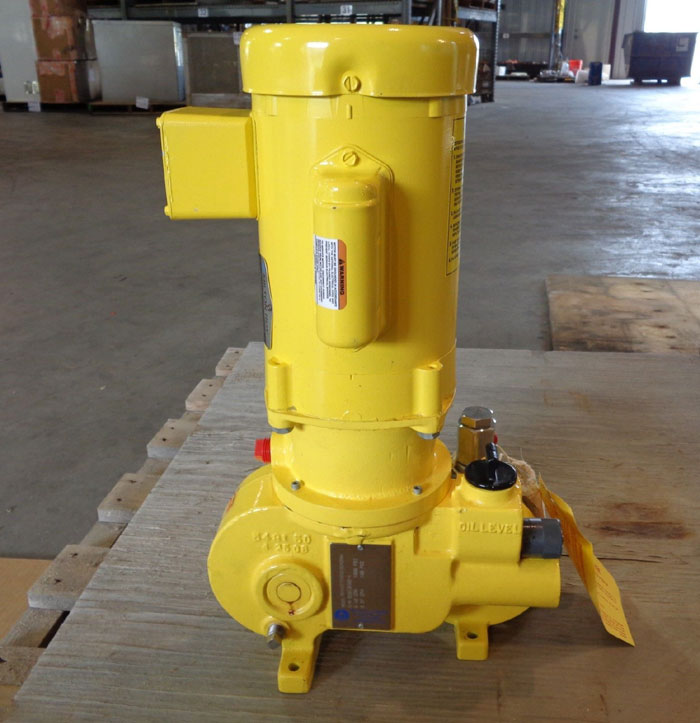 MILTON ROY A&B METERING PUMP RH1577FRSESEM2NN /W MOTOR