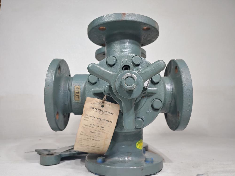 KRAISSL 3" STEEL TRANSFER VALVE 72-43AAFS