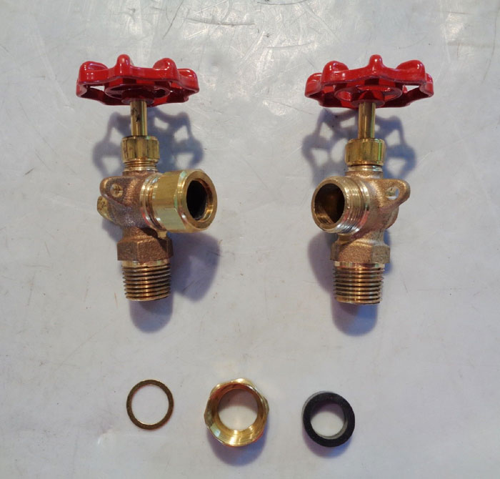 LOT OF (2) PAIRED 1/2" APOLLO WATER GAUGE VALVE 20-150-03