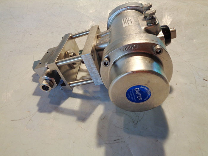 BUTECH HASKEL STAINLESS ACTUATED BALL VALVE 3HDVK206BN181817BRA31SRSS & DS79PS
