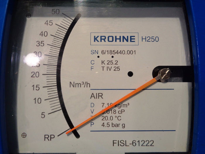 KROHNE 1" 150# VARIABLE AREA FLOW METER H250