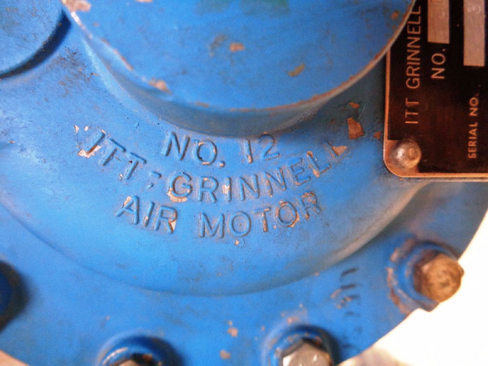 ITT GRINNELL 3/4" KYNAR VALVE W/ AIR MOTOR 3112