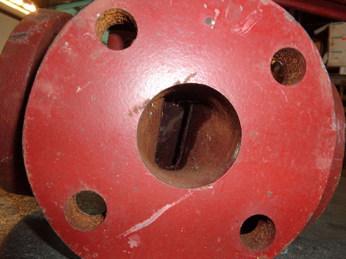 NORDSTROM 4-WAY 1-1/2" FLANGED PLUG VALVE