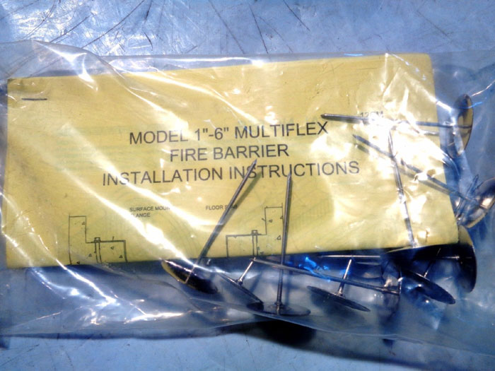 CONSTRUCTION SPECIALTIES MULTI-FLEX EXPANSION JOINT COVER FIRE BARRIER MFX-3W