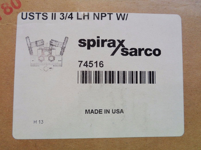 SPIRAX SARCO USTS II 3/4" UNIVERSAL STEAM TRAP STATION W/ HANDLES #74516