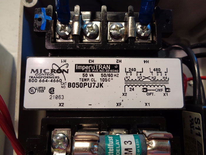 ADVANCE CONTROLS INC. SINGLE PHASE STARTER 119968