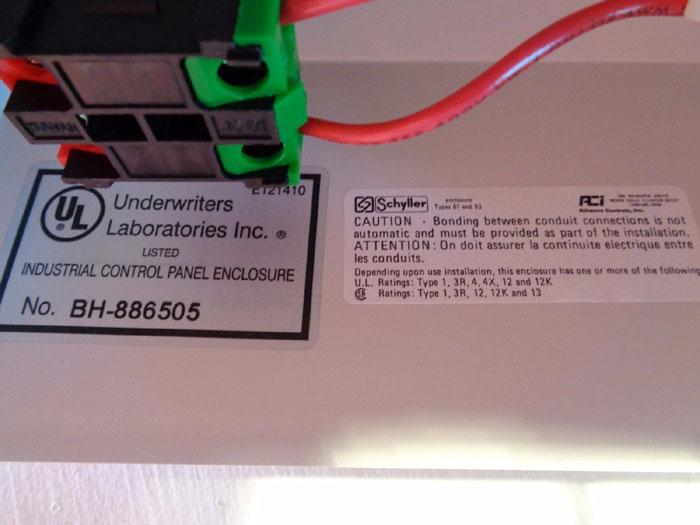 ADVANCE CONTROLS INC. SINGLE PHASE STARTER 119968