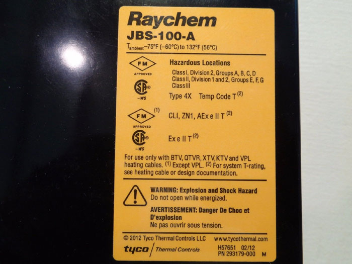 RAYCHEM POWER CONNECTION KIT JBS-100-A