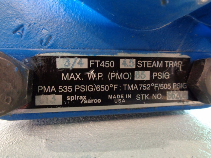 SPIRAX SARCO 3/4" STEAM TRAP FT450-4.5 