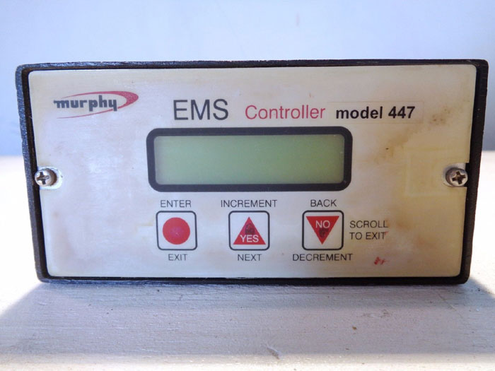 MURPHY EMS (ELECTRONIC MONITORING SYSTEM) CONTROLLER, MODEL#: 447