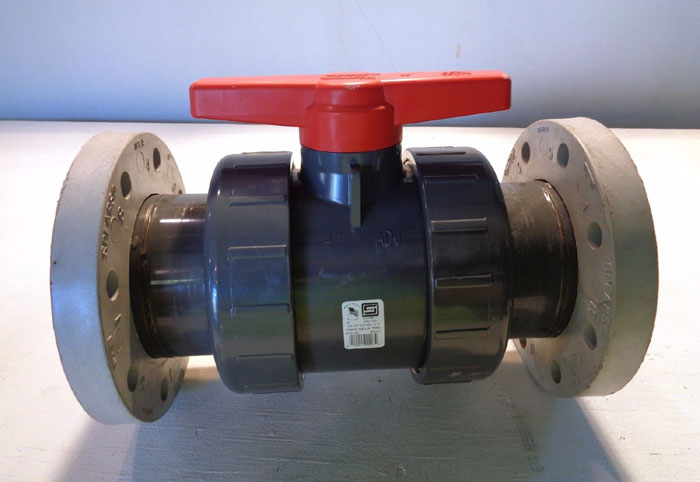 SPEARS 4" IPS PVC FLANGED BALL VALVE 3623-040