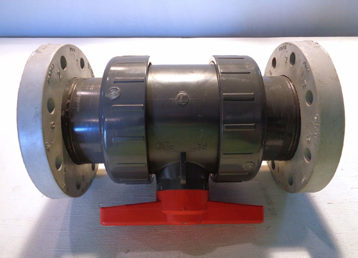 SPEARS 4" IPS PVC FLANGED BALL VALVE 3623-040