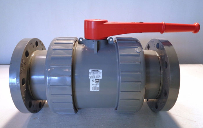 SPEARS 6" CPVC FLANGED BALL VALVE 1833-060C