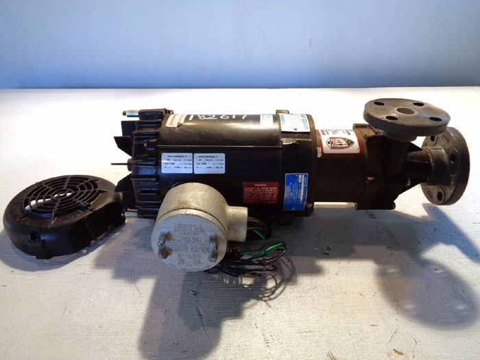 MARCH MFG. PHASE MAGNETIC DRIVE PUMP MODEL#: TE-7R-MD, W/ MARATHON MOTOR