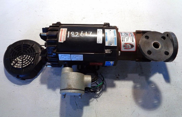 MARCH MFG. PHASE MAGNETIC DRIVE PUMP MODEL#: TE-7R-MD, W/ MARATHON MOTOR